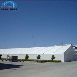 Chapiteau provisoire durable d'entrepôt avec des murs de tissu de PVC et des lampes de LED