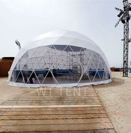 Poudre en métal enduisant la tente de camping de dôme géodésique preuve UV de diamètre de 3m - de 30m
