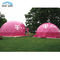 Utilisation faite sur commande colorée de salon commercial de logo de tente portative claire de dôme géodésique