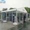 Utilisation extérieure de locations de tente de chapiteau de porte en verre pour la salle d'exposition commerciale