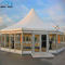 La tente hexagonale de crête élevée/a adapté l'auvent aux besoins du client de belvédère de pagode de couleur